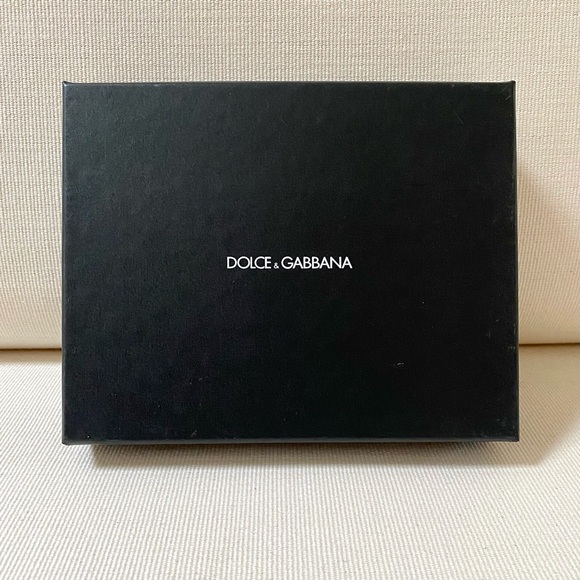 DOLCE & GABBANA MEN’S LEATHER BIFOLD WALLET, VINTAGE, RARE GRN/BLK, NEW W/ TAGS - Picture 6 of 15